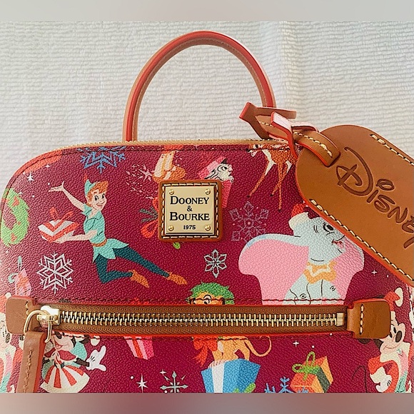 SALE - Dooney & Bourke Disney Parks Disney Christmas Holiday Backpack - Picture 2 of 15